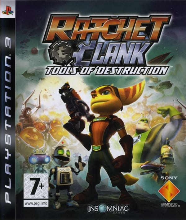 Ratchet & Clank Tools of Destruction kansikuva